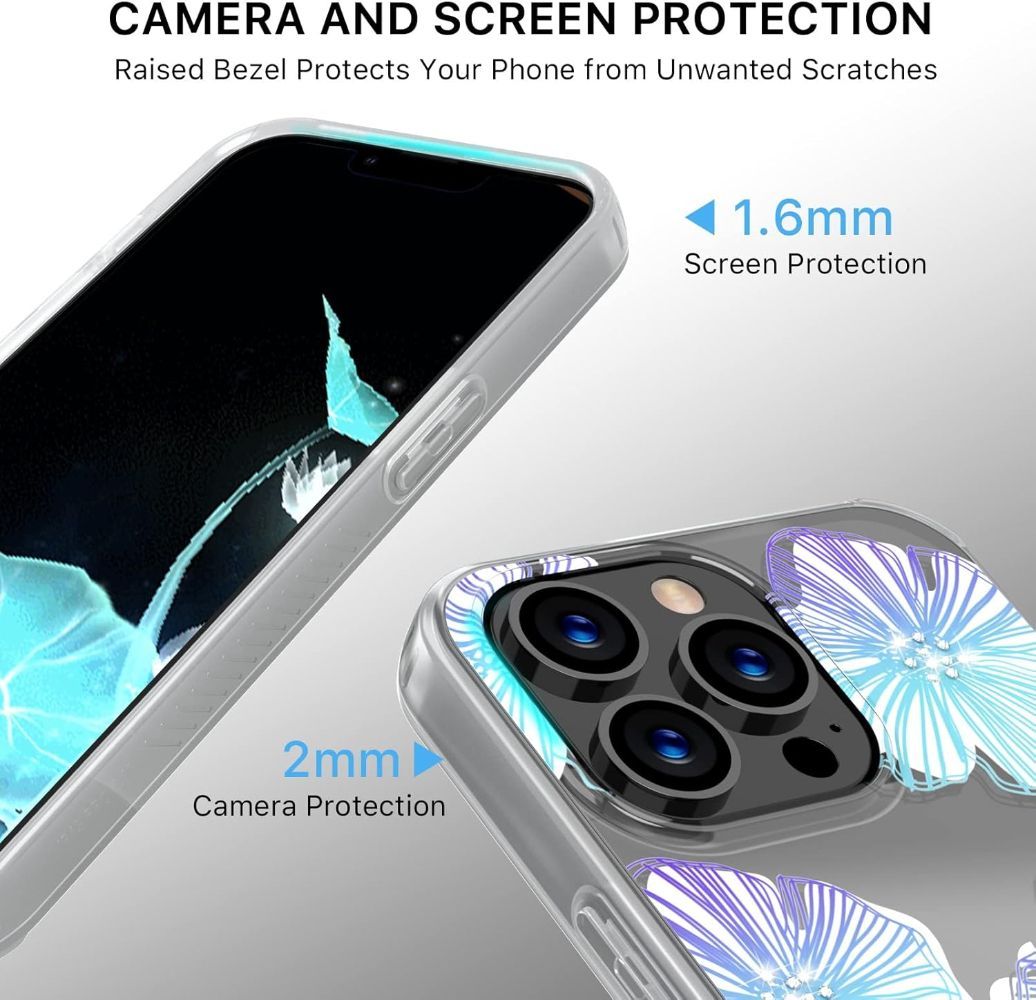MyBat Pro Mood Diamond Series Phone Case for iPhone 13 Pro - Blue Seashell - Brand New by MyBat Pro - Refurbished - Brand New condition - Image 4