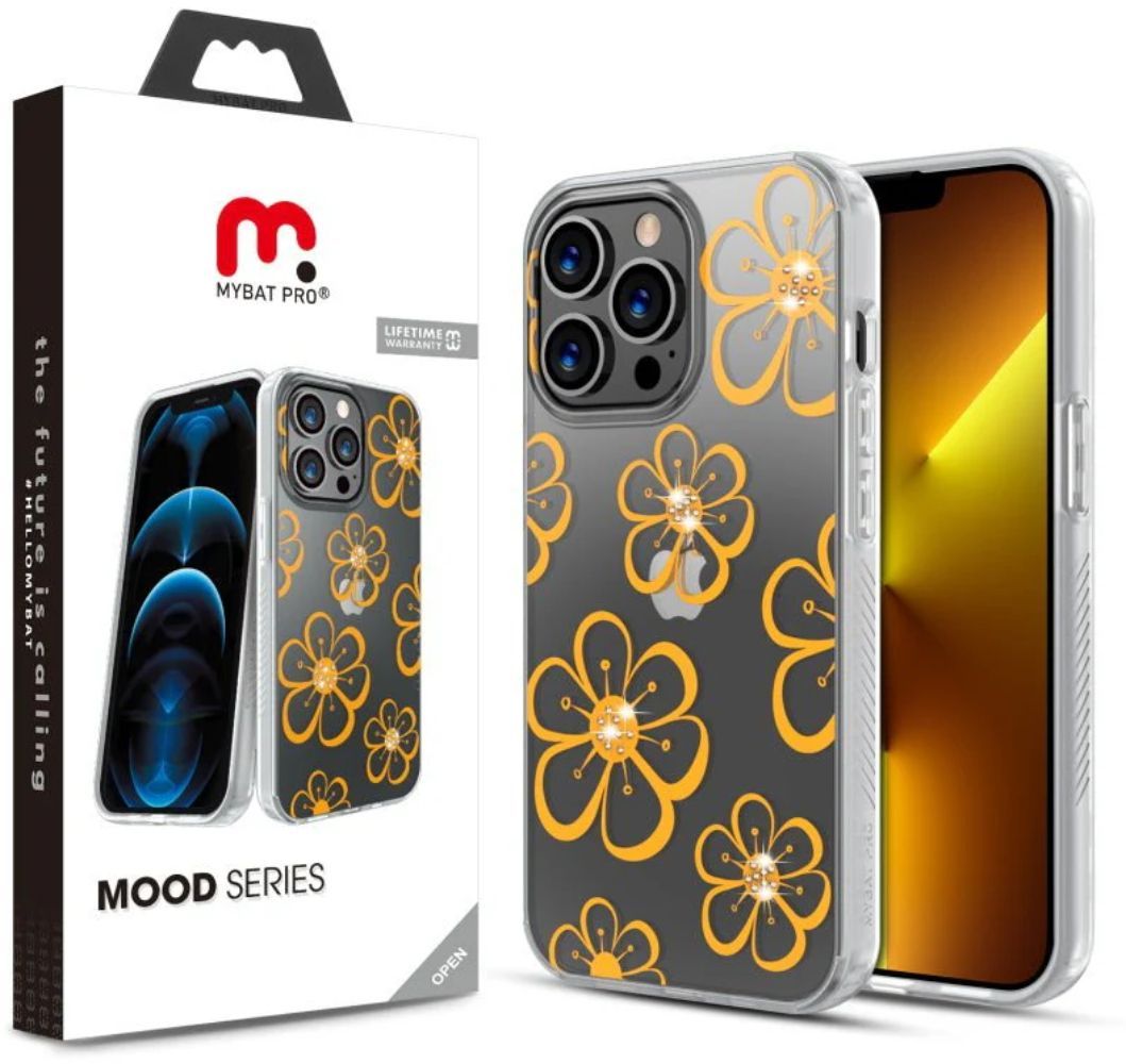MyBat Pro Mood Diamond Series Phone Case for iPhone 13 Pro - Golden Allamanda - Brand New by MyBat Pro - Refurbished - Brand New condition - US$10.43
