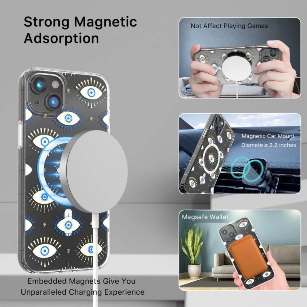 MyBat Pro Mood Series Magsafe Phone Case for iPhone 14 Plus - Evil Eye by MyBat Pro - Image 6
