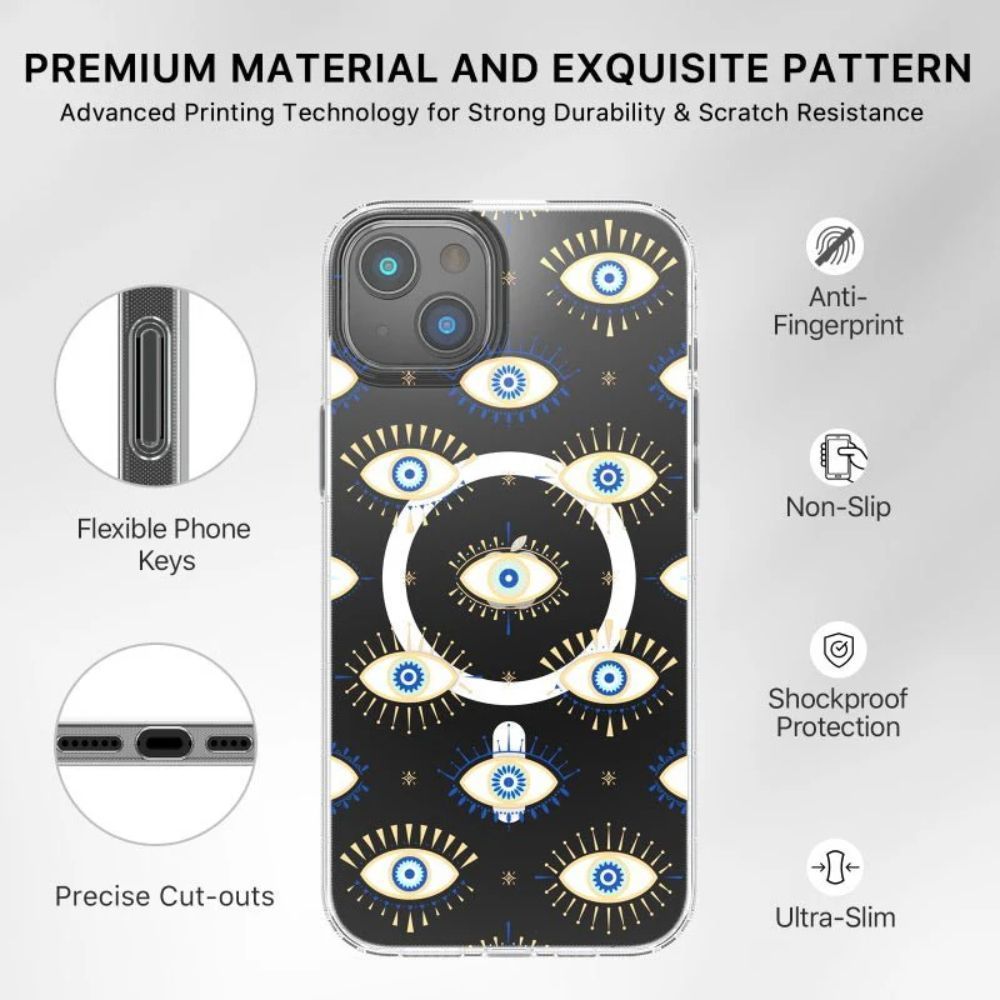 MyBat Pro Mood Series Magsafe Phone Case for iPhone 14 Plus - Evil Eye by MyBat Pro - Image 7