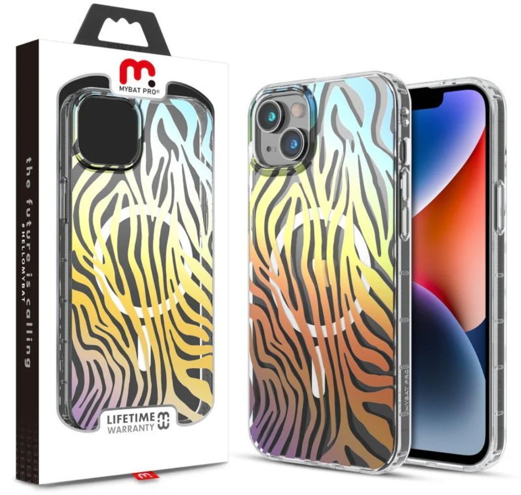 MyBat Pro Mood Series Magsafe Phone Case for iPhone 14 Plus - Zebra by MyBat Pro - Refurbished - Brand New condition - US$8.78