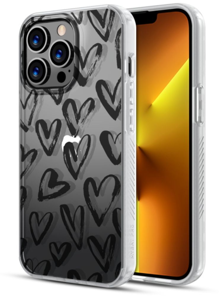 MyBat Pro Mood Series Phone Case for iPhone 13 Pro - Black Hearts - Brand New by MyBat Pro - Refurbished - Brand New condition - Image 2
