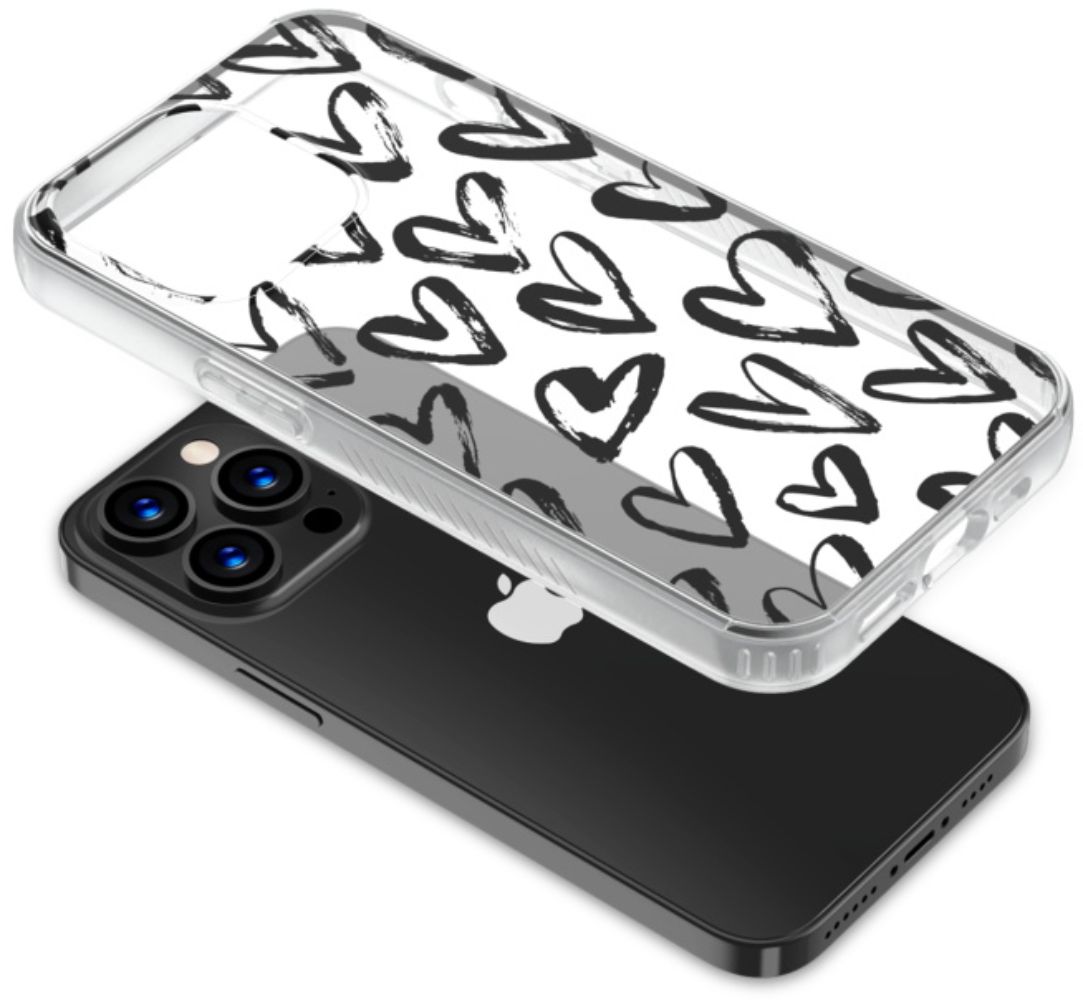 MyBat Pro Mood Series Phone Case for iPhone 13 Pro - Black Hearts - Brand New by MyBat Pro - Refurbished - Brand New condition - Image 6