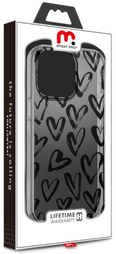 MyBat Pro Mood Series Phone Case for iPhone 13 Pro - Black Hearts - Brand New by MyBat Pro - Refurbished - Brand New condition - Image 10