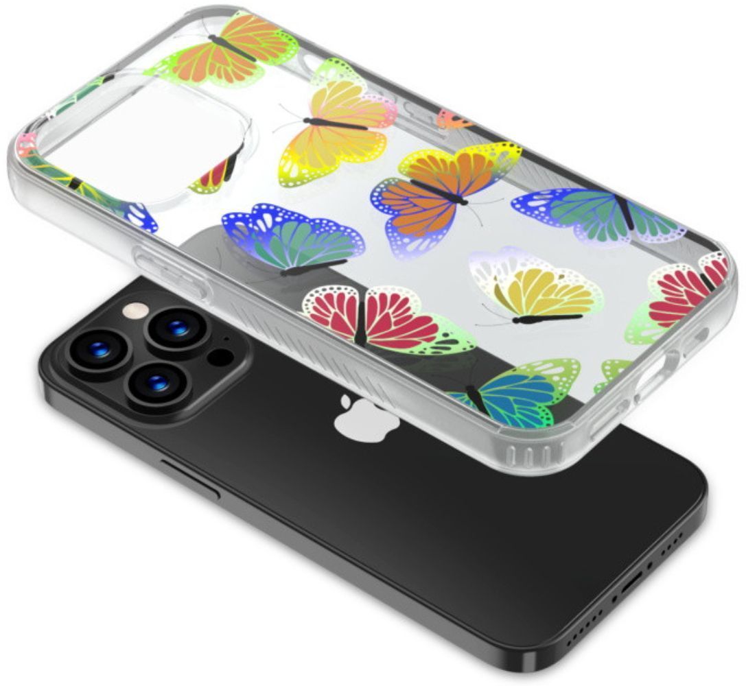 MyBat Pro Mood Series Phone Case for iPhone 13 Pro Max - Iridescent Butterflies - Brand New by MyBat Pro - Image 6