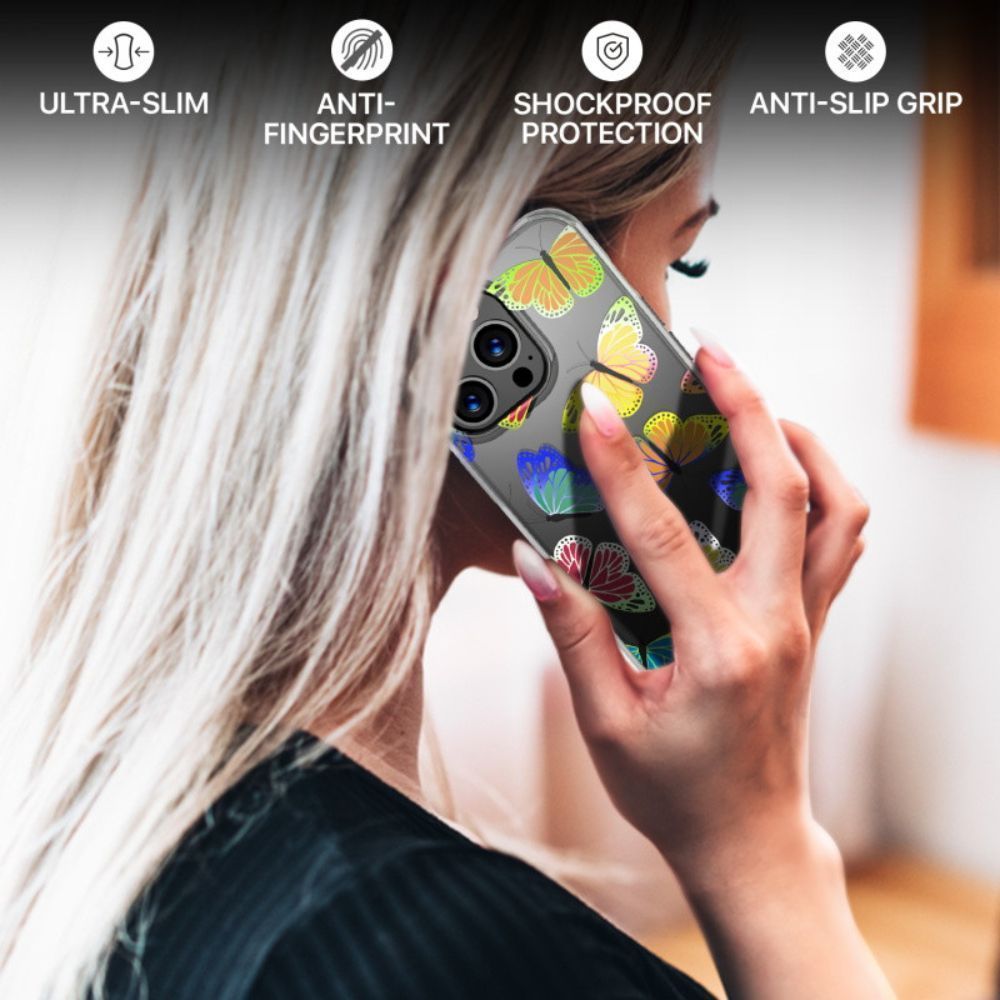 MyBat Pro Mood Series Phone Case for iPhone 13 Pro Max - Iridescent Butterflies - Brand New by MyBat Pro - Image 8