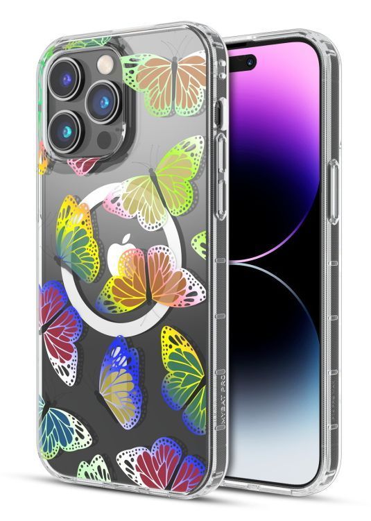 MyBat Pro Mood Series Phone Case with MagSafe for iPhone 14 Pro - Butterflies by MyBat Pro - Refurbished - Brand New condition - Image 2