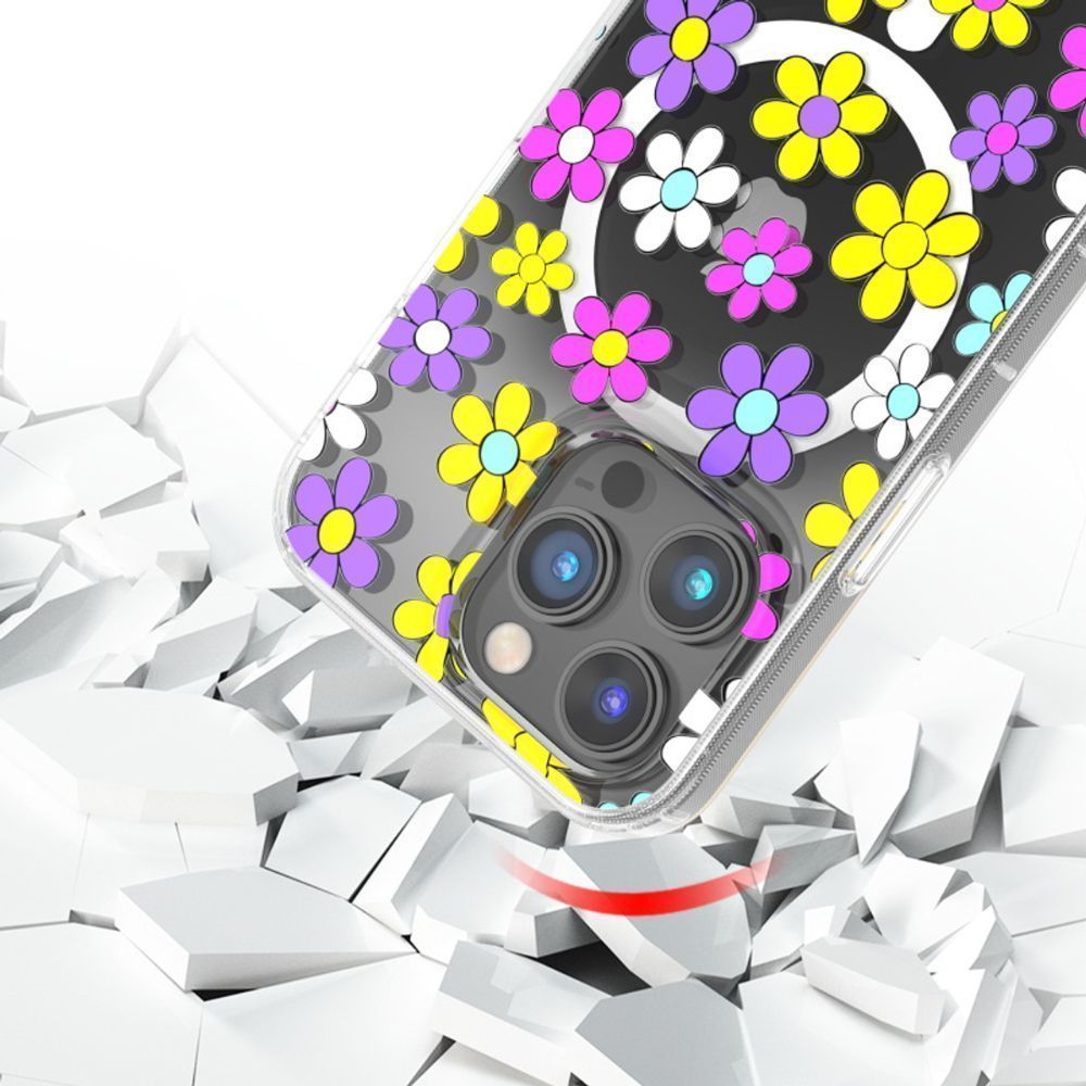 MyBat Pro Mood Series Phone Case with MagSafe for iPhone 14 Pro - Multi Color Daisy by MyBat Pro - Refurbished - Brand New condition - Image 3