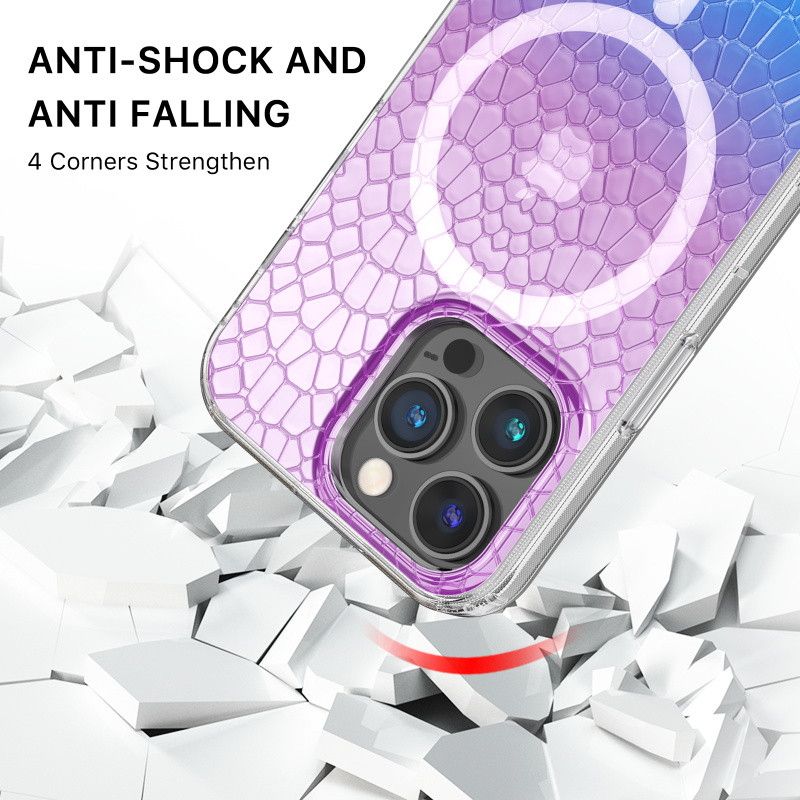 MyBat Pro Mood Series Phone Case with MagSafe for iPhone 14 Pro - Iridescent Snake by MyBat Pro - Image 3