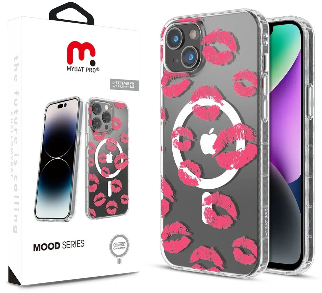 MyBat Pro Mood Series Phone Case with MagSafe for iPhone 15 Plus - Kisses - Brand New by MyBat Pro - Refurbished - Brand New condition - US$10.78