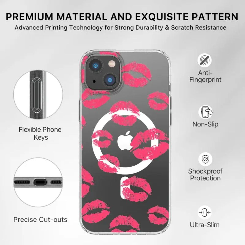 MyBat Pro Mood Series Phone Case with MagSafe for iPhone 15 Plus - Kisses - Brand New by MyBat Pro - Refurbished - Brand New condition - Image 6