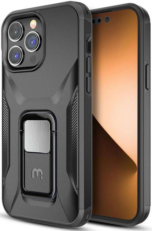 MyBatPro Stealth Series Phone Case for iPhone 14 Pro - Black by MyBatPro - Refurbished - Brand New condition - US$10.08