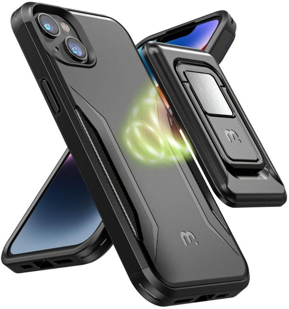 MyBat Pro Stealth Series Phone Case with MagKick for iPhone 14 Plus - Black - Brand New by MyBat Pro - Refurbished - Brand New condition - US$10.78