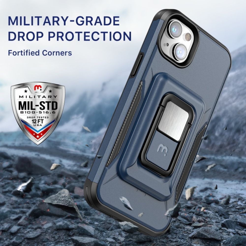 MyBat Pro Stealth Series Phone Case with MagKick for iPhone 14 Plus - Blue - Brand New by MyBat Pro - Refurbished - Brand New condition - Image 4