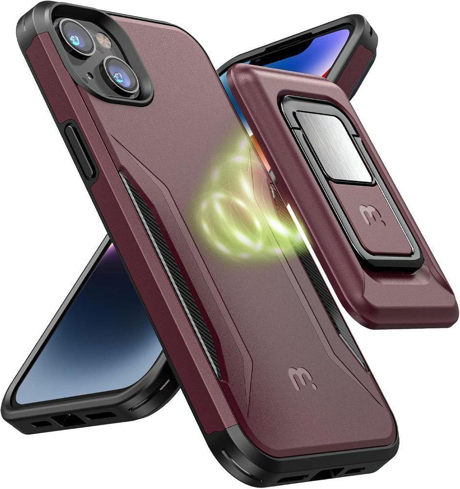 MyBat Pro Stealth Series Phone Case with MagKick for iPhone 14 Plus - Plum - Brand New by MyBat Pro - Refurbished - Brand New condition - US$10.08