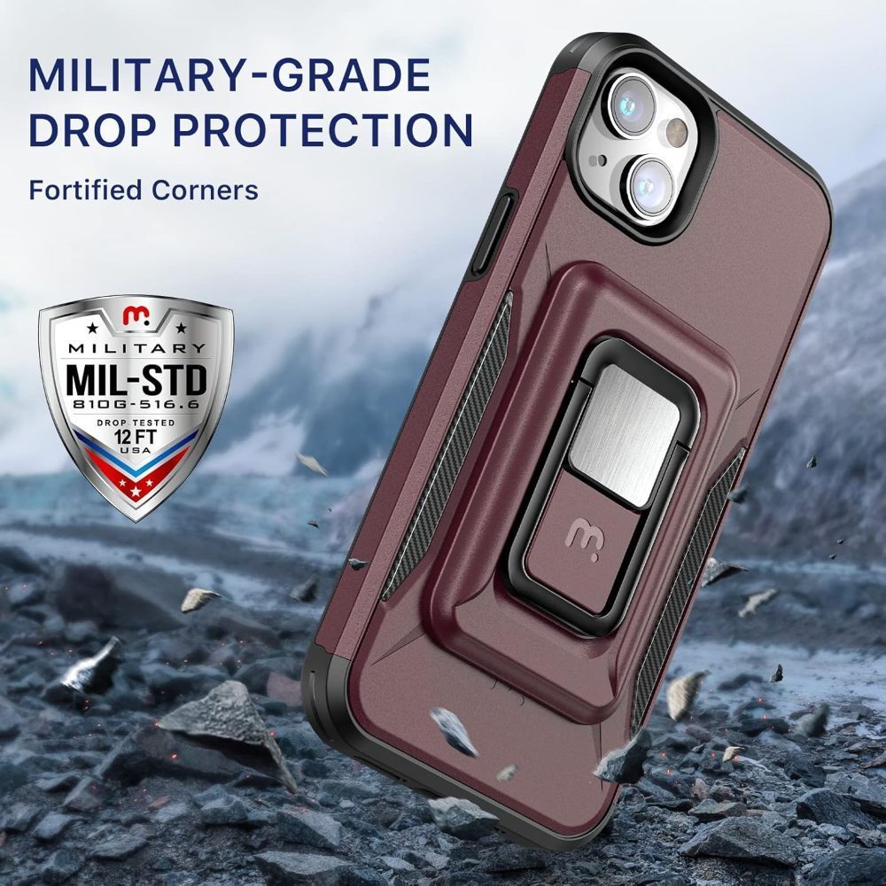 MyBat Pro Stealth Series Phone Case with MagKick for iPhone 14 Plus - Plum - Brand New by MyBat Pro - Refurbished - Brand New condition - Image 4