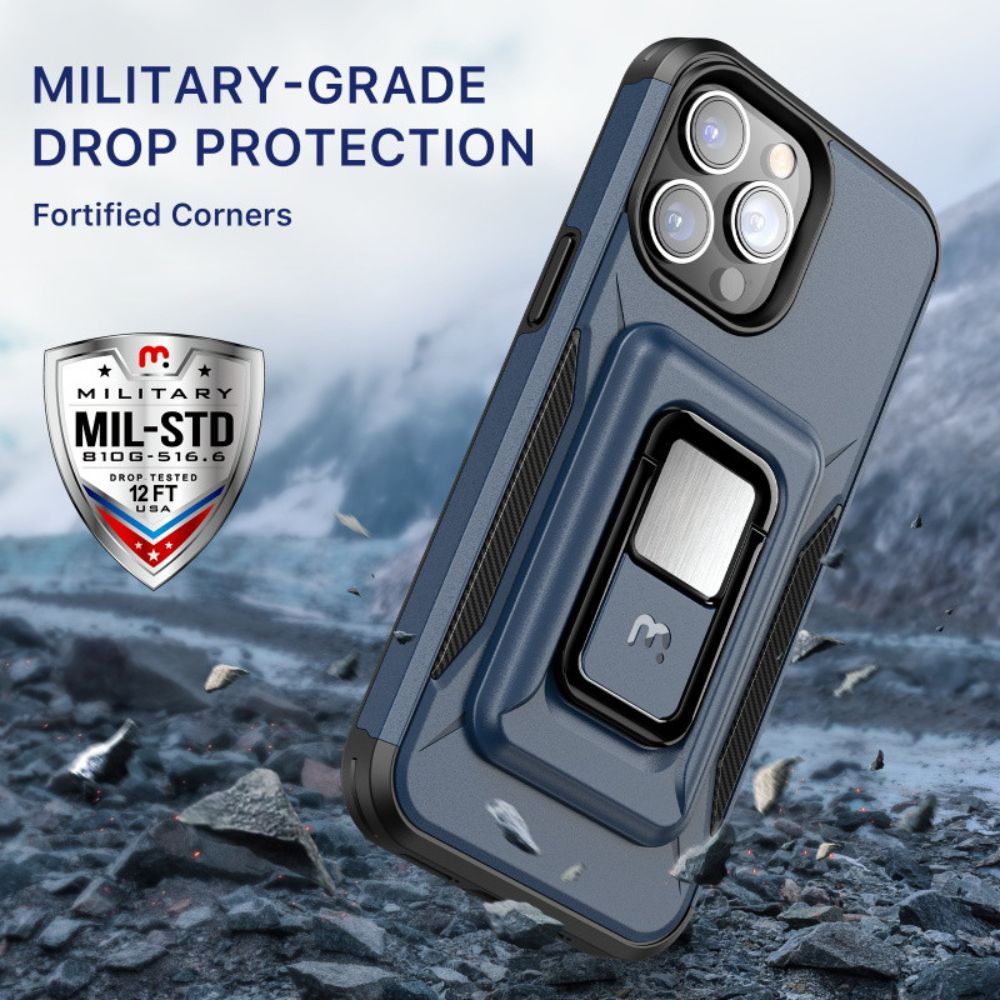 MyBat Pro Stealth Series Phone Case with MagKick for iPhone 14 Pro - Blue - Brand New by MyBat Pro - Refurbished - Brand New condition - Image 4