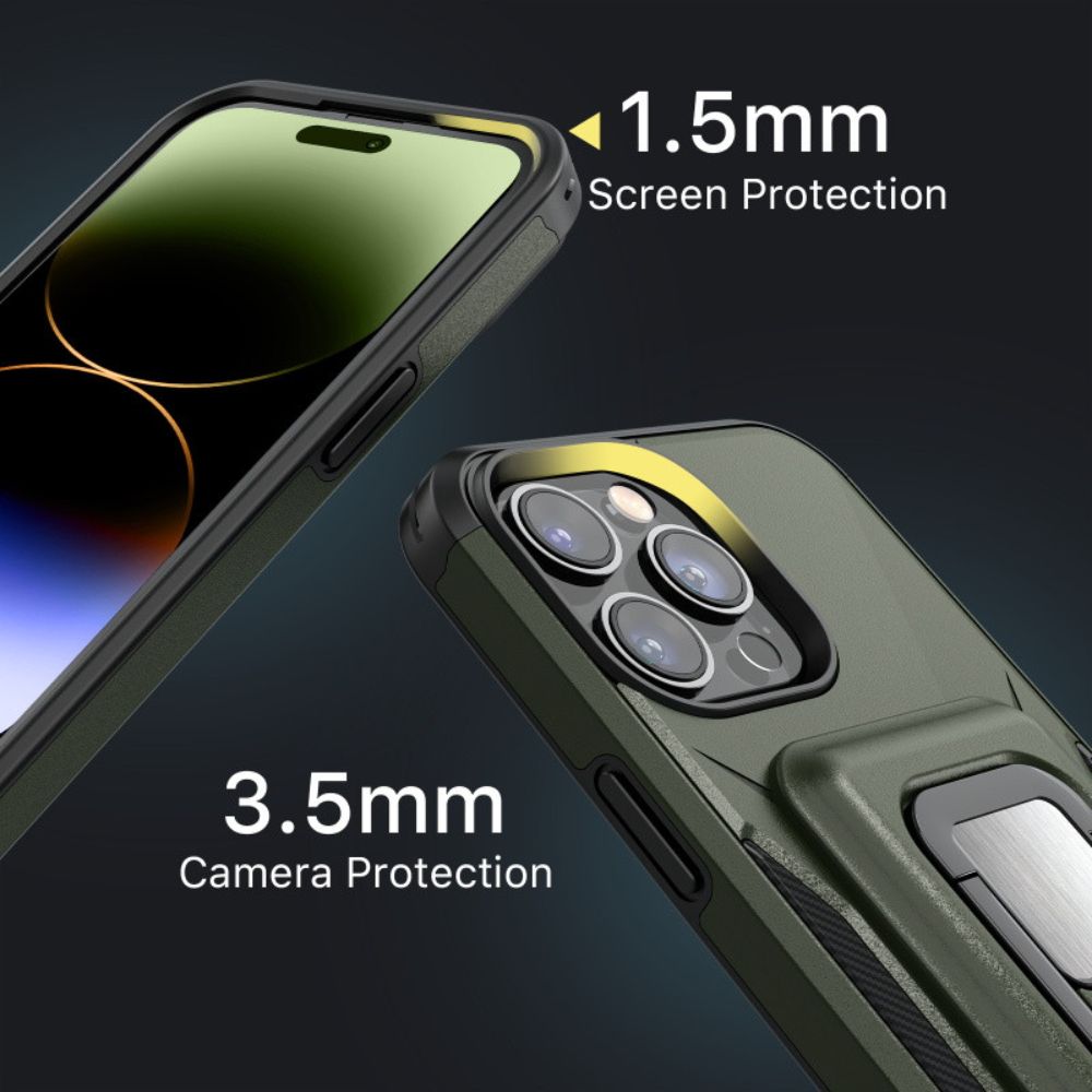 MyBat Pro Stealth Series Phone Case with MagKick for iPhone 14 Pro - Green - Like New by MyBat Pro - Refurbished - Like New condition - Image 5