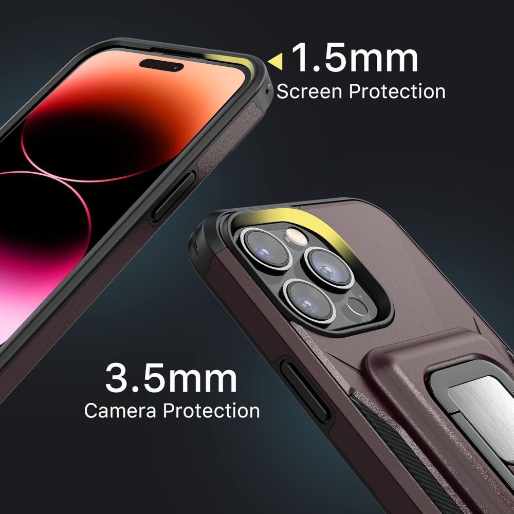 MyBat Pro Stealth Series Phone Case with MagKick for iPhone 14 Pro - Plum - Brand New by MyBat Pro - Refurbished - Brand New condition - Image 4