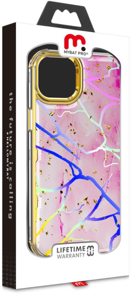 MyBat Pro Tuff Kleer Series Phone Case for iPhone 14 Plus - Pink Marbling/Electroplating Gold - Brand New by MyBat Pro - Refurbished - Brand New condition - Image 8