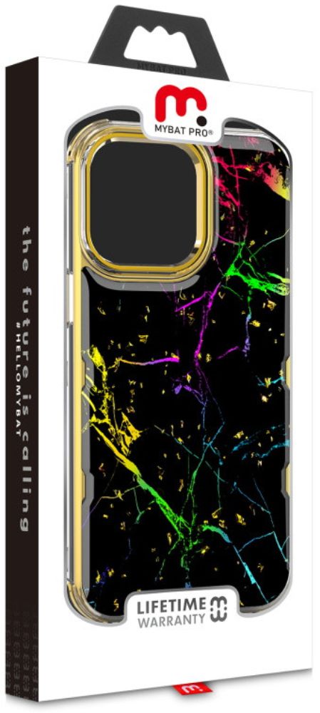 MyBat Pro MyBat Pro Tuff Kleer Series Phone Case for iPhone 14 Pro - Black Marbling/Electroplating Gold - Brand New by MyBat Pro - Image 8