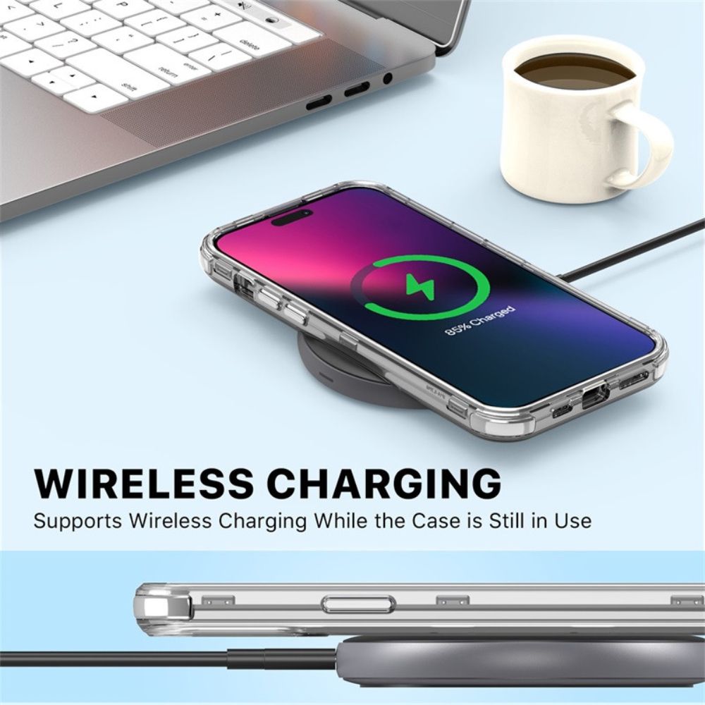 MyBat Pro MyBat Pro Tuff Kleer Series Phone Case for iPhone 14 Pro - Blue Marbling/Electroplating Silver - Brand New by MyBat Pro - Image 6