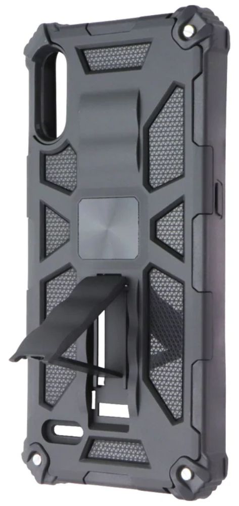MyBat Rugged Kickstand Phone Case for LG K22 - Black/Black - Brand New by MyBat - Refurbished - Brand New condition - US$10.08