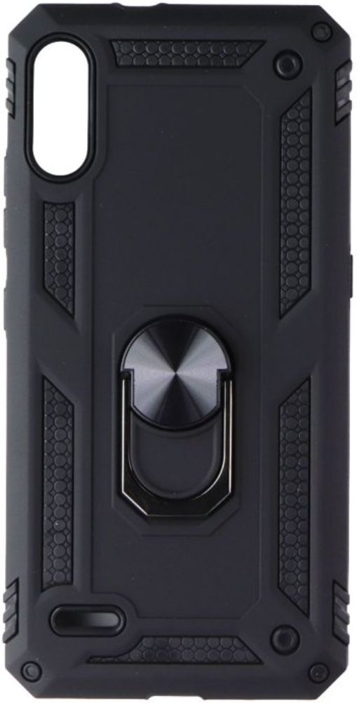 Mybat Rugged Phone Case with Ring Stand for LG K22 - Black by Mybat - Refurbished - Brand New condition - Image 2