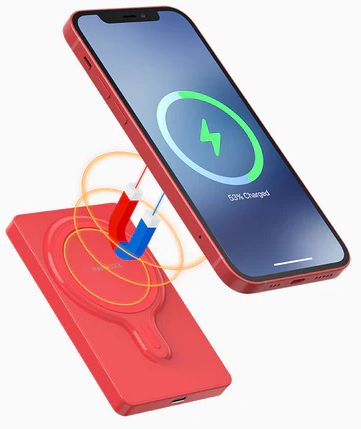myCharge MagLock 6000mAh Wireless Magnetic MagSafe Charger - Red by myCharge - Refurbished - Very Good condition - Image 3