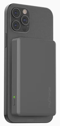 MyCharge Maglock MagSafe Wireless Powerbank 6000mAh with Built-in USB-C Port - Graphite by MyCharge - Refurbished - Very Good condition - Image 3