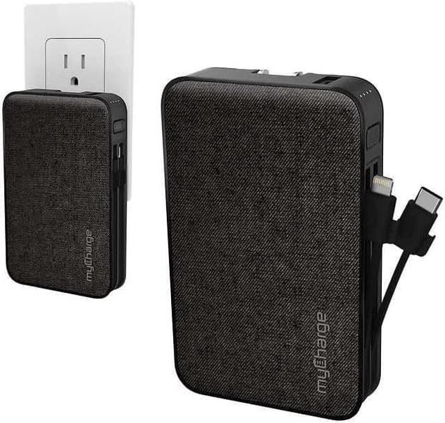 MyCharge Power Hub All-in-One Portable Charger - Gray by myCharge - Refurbished - Like New condition - US$56.49