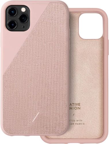 Native Union Clic Canvas Phone Case for iPhone 11 Pro Max - Rose by Native Union - Refurbished - Brand New condition - CA$45.99