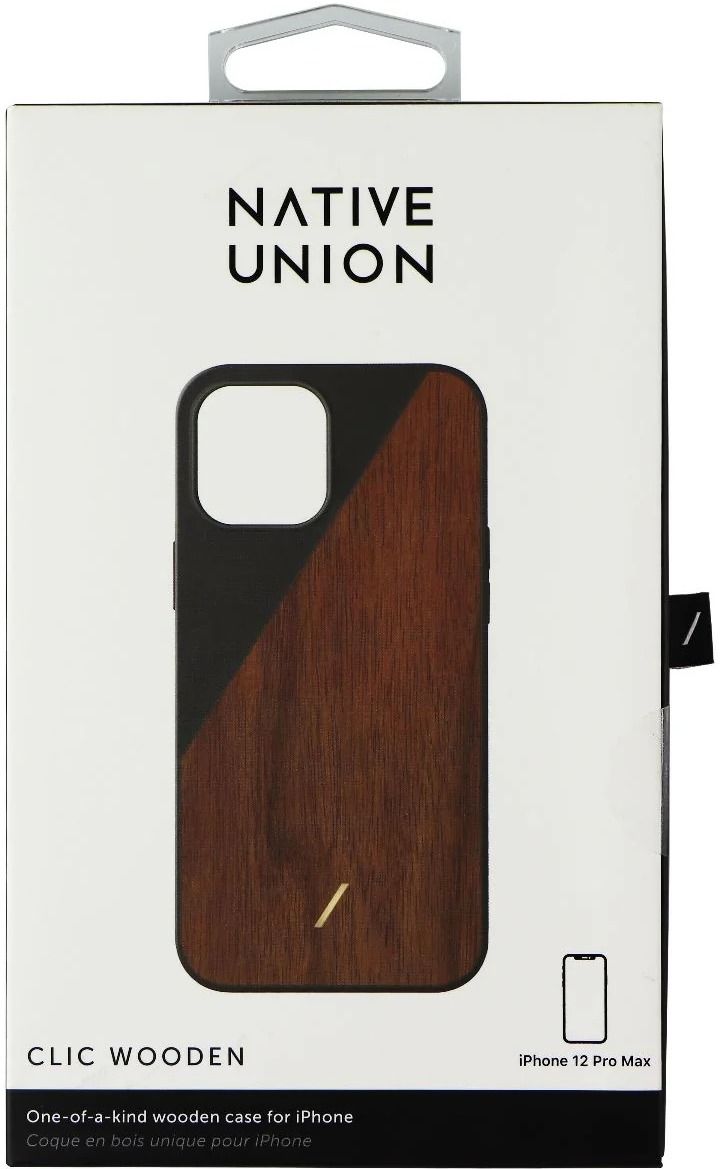 Native Union Clic Wooden Case for iPhone 12 Pro Max - Walnut/Black by Native Union - Image 4