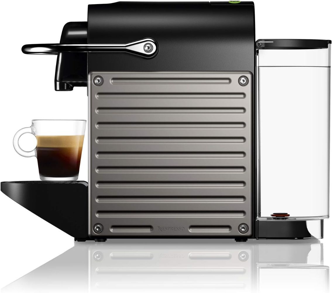 Nespresso Pixie Espresso Machine by Breville with Milk Frother - Titan by Nespresso - Refurbished - Very Good condition - Image 3