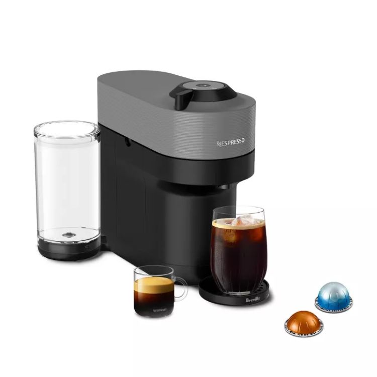Nespresso Vertuo Pop+ Coffee Maker and Espresso Machine - Grey by Nespresso - Refurbished - Very Good condition - US$146.99