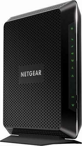 Netgear C7000-100NAR AC1900 WiFi Cable Modem Router Combo - Black by Netgear - Refurbished - Very Good condition - US$99.67