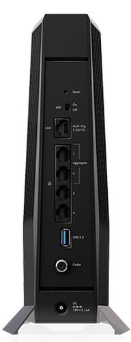 Netgear Nighthawk AX6000 WiFi Cable Modem Router (CAX80) - Black by Netgear - Image 3