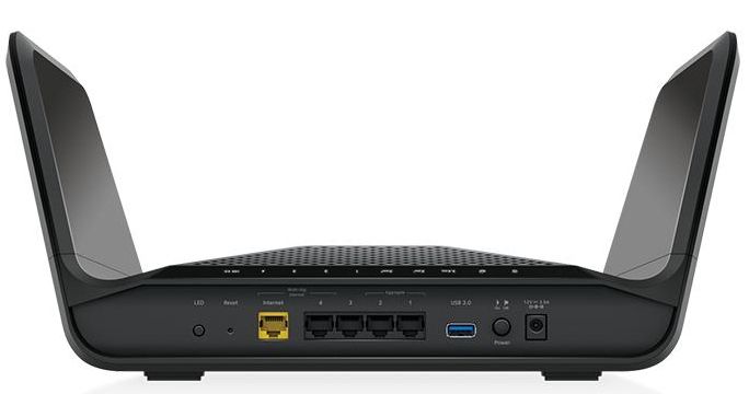 Netgear Nighthawk AX8 Tri-Band 8-Stream AX6200 WiFi 6 Router (RAX78-100NAS) - Black by Netgear - Image 4