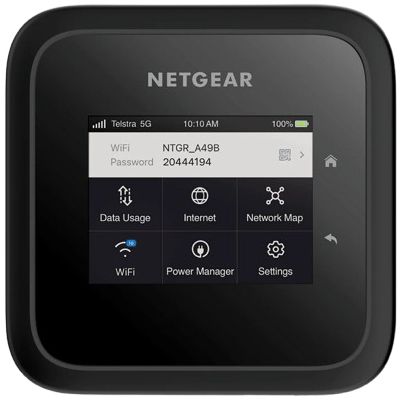 Netgear Nighthawk M6 Pro 5G WiFi Mobile Router - Black by Netgear - Refurbished - Good condition - US$157.49