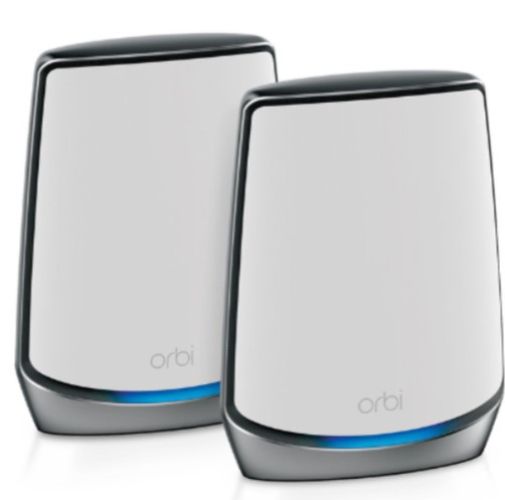 Netgear Orbi RBK852 AX6000 Tri-band Mesh Wifi 6 System - Pack of 2 - White by Netgear - Refurbished - Very Good condition - US$303.86