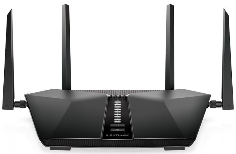 Netgear RAX50 Nighthawk 6-Stream AX5400 WiFi Router - Black by Netgear - Refurbished - Very Good condition - US$148.99