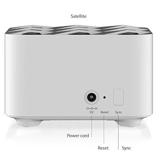 Netgear RBS10 Orbi Mesh Satellite Router - White by Netgear - Refurbished - Very Good condition - Image 2