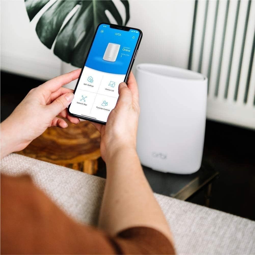 Netgear RBS50 Orbi Ultra-Performance Whole Home Mesh WiFi Satellite Extender - White by Netgear - Refurbished - Very Good condition - Image 4