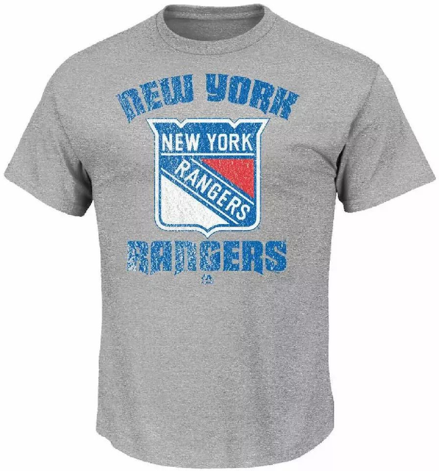 NHL New York Rangers Short Sleeve T-Shirt (XXL) - Grey by NHL - Refurbished - Brand New condition - US$20.98