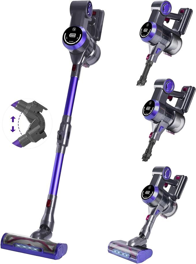 Nicebay 25Kpa Super Suction 280W High-Speed Cordless Vacuum Cleaner - Purple by Nicebay - Refurbished - Very Good condition - US$103.51