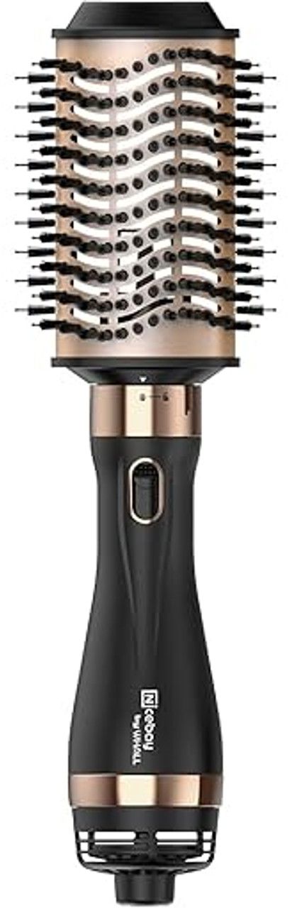 Nicebay CT-536 Hair Dryer Brush Blow Dryer Brush in One - Black/Gold by Nicebay - Image 2
