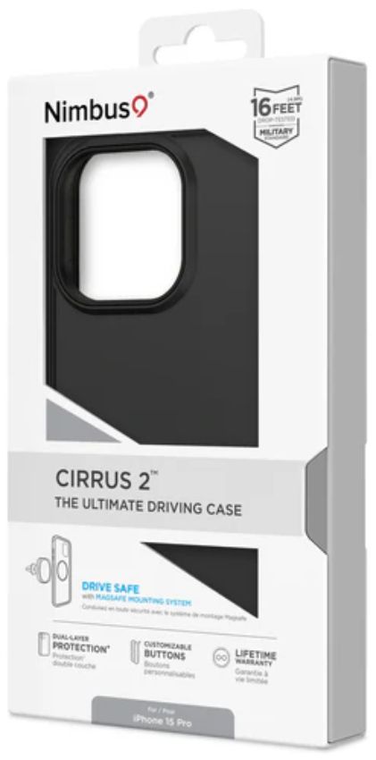 Nimbus9 Cirrus 2 Phone Case with MagSafe for iPhone 15 Pro - Black by Nimbus9 - Refurbished - Brand New condition - Image 6