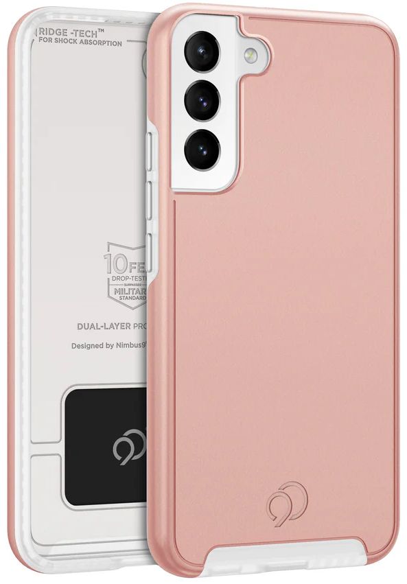 Nimbus9 Cirrus 2 Series Phone Case for Galaxy S22 (5G) - Rose Gold/Frost by Nimbus9 - Refurbished - Brand New condition - US$8.78