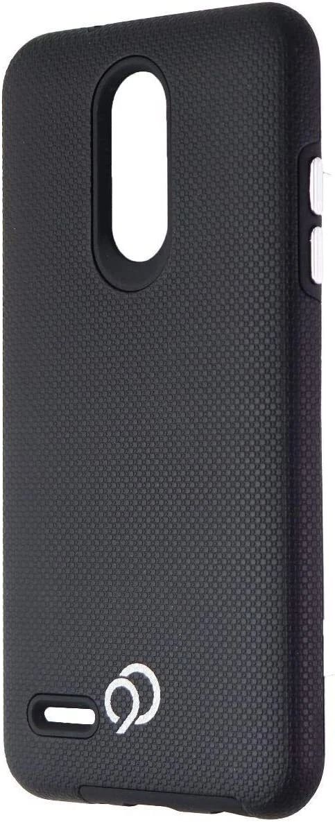 Nimbus9 Latitude Dual-Layer Leatherette Phone Case for LG K8s - Black by Nimbus9 - Refurbished - Brand New condition - US$10.98