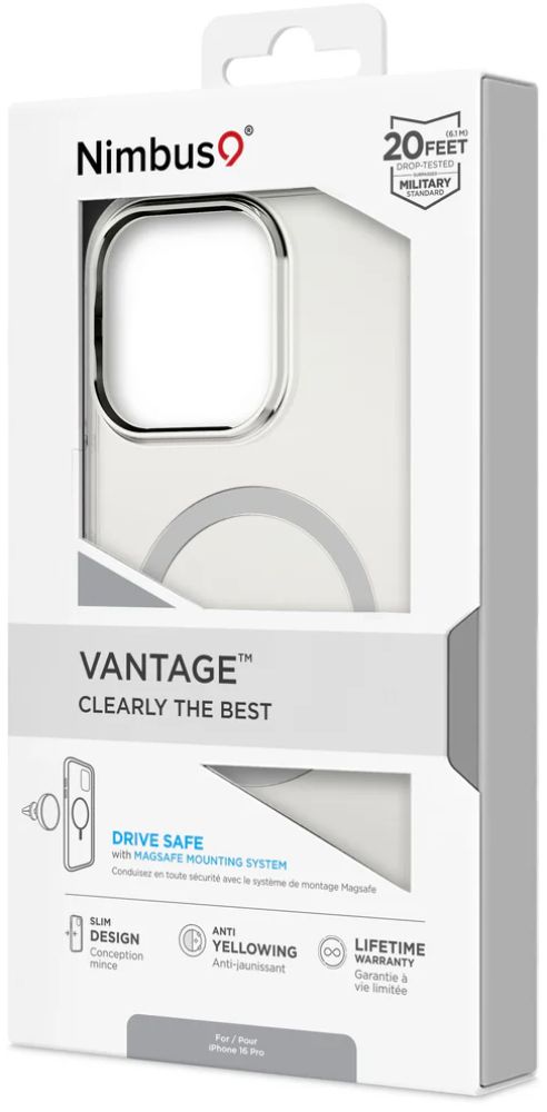Nimbus9 Vantage MagSafe Phone Case for iPhone 16 Pro Max - Clear - Like New by Nimbus9 - Refurbished - Like New condition - Image 6